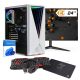 Gamer PC Set Ryzen 5 5600G, 16GB RAM, 1TB SSD, AMD Radeon Graphics, Windows 11 Pro, 24