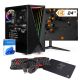 Gamer PC Set Intel i5-12400, RTX3050, 16GB RAM, 500GB SSD, 24