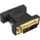 DVI-A Adapter, Analog 12+5 Stecker auf 15pol HD Buchse (VGA), vergoldet