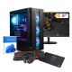 Gamer PC Set Ryzen 7 5700X3D, RTX4060Ti, 32GB RAM, 1TB SSD, 27