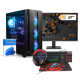 Gamer PC Set Ryzen 5 7500F, RTX4060, 32GB RAM, 1TB SSD, 27