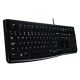 Logitech Tastatur K120, Schwarz, USB, DE